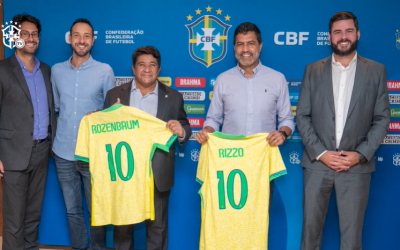 Presidente da CBF recebe executivos da Ambev