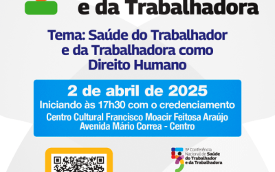 Maracaju realiza 1ª Conferência Municipal de Saúde do Trabalhador e da Trabalhadora