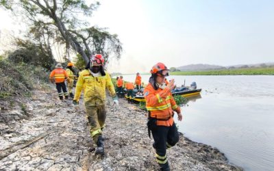 Com chuva abaixo da média e altas temperaturas, MS prepara ações de combate aos incêndios florestais